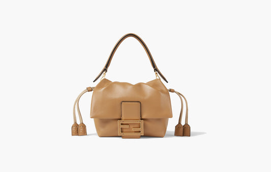 Mamma Baguette Small Nappa Leather "Beige"