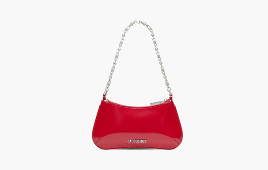 The Small Bisou Chaine Shoulder Bag "Red"