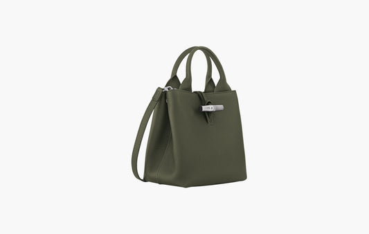 Le Roseau S Handbag Leather "Fir"