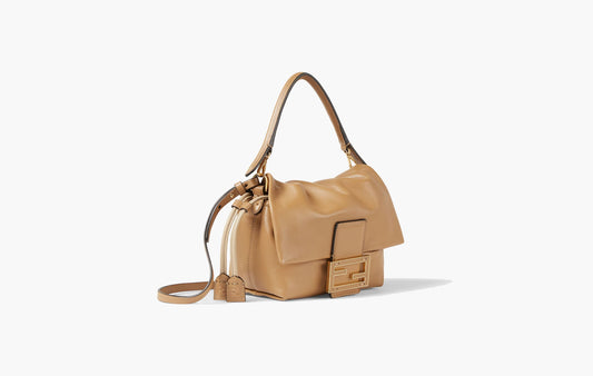 Mamma Baguette Small Nappa Leather "Beige"
