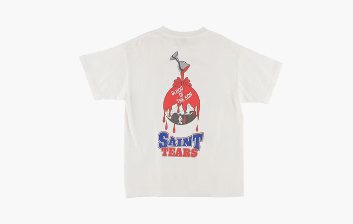 Saint Mxxxxxx x Denim Tears Holy Grail T-Shirt "Vintage White"