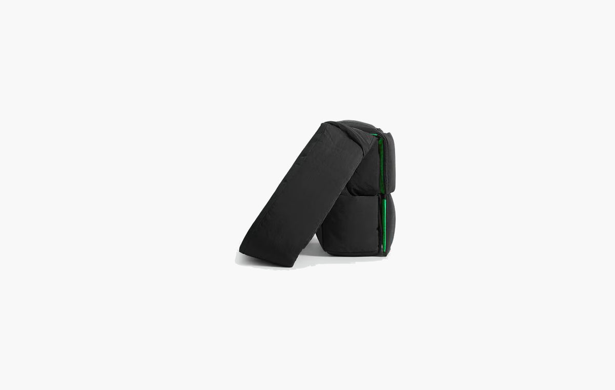 Small Padded Tech Cassette "Black/parakeet"