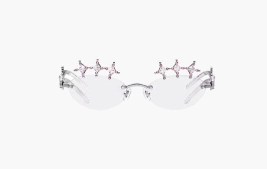 Briolette 02 Sunglasses "Silver/Clear"