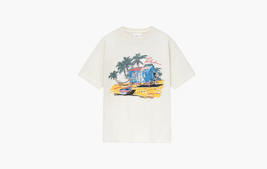 Beach-Side Tee "White'
