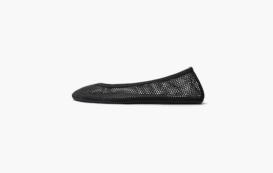Flat Mesh Ballerinas "Black"
