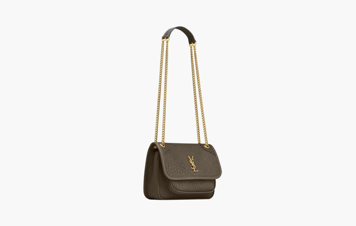 Niki Mini in Grained Lambskin "Olive"