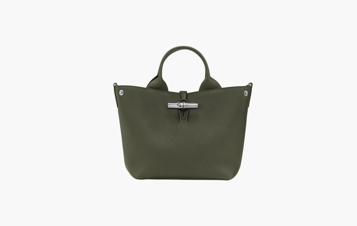 Le Roseau S Handbag Leather "Fir"