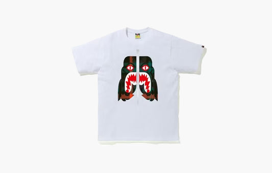 BAPE Check Tiger Tee "White/Green"