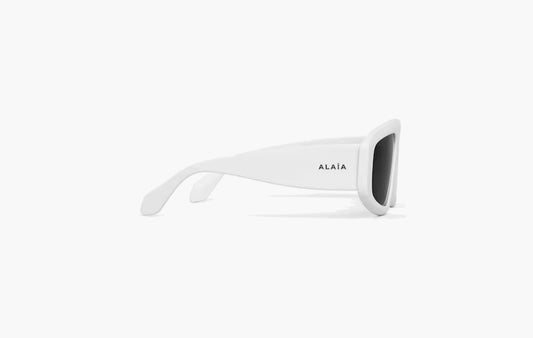Aviator-Style Sunglasses "White"