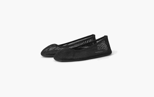 Flat Mesh Ballerinas "Black"