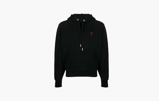 Ami De Coeur Small Logo Hoodie "Black"