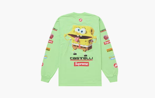 SpongeBob/Castelli Racing L/S Tee "Green"