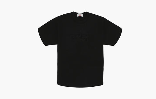 Embroidered Logo S/S Top "Black"