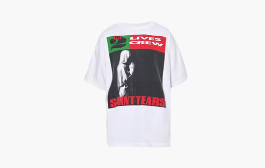 Saint Michael x Denim Tears Lives Crew T-shirt "White"