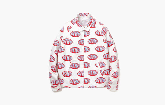 Saint Mxxxxxx x Neighborhood STHD Deck Jacket "White Red"