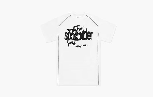 Contrast Stitch Slub Tee "White"