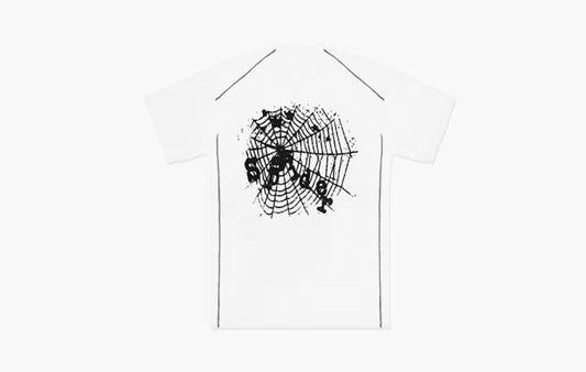 Contrast Stitch Slub Tee "White"