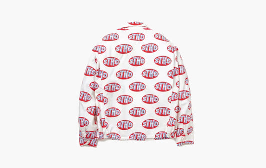 Saint Mxxxxxx x Neighborhood STHD Deck Jacket "White Red"