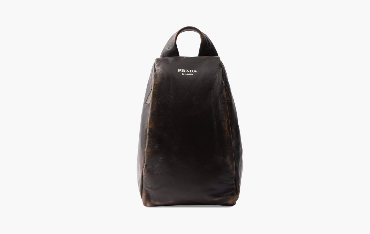 Nappa Leather Backpack "Dark Brown"