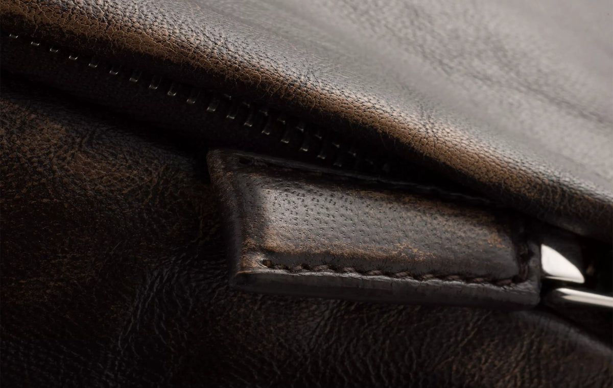 Nappa Leather Backpack "Dark Brown"