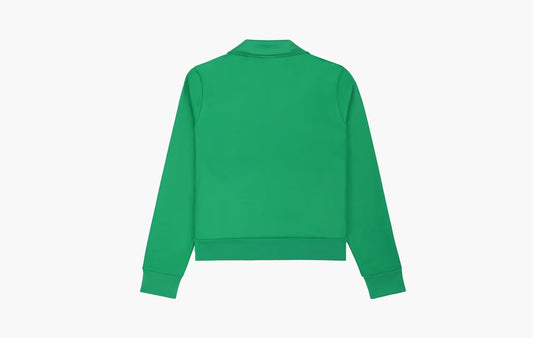 Quarter Zip Track Jacket "Jolly Green/Cream"