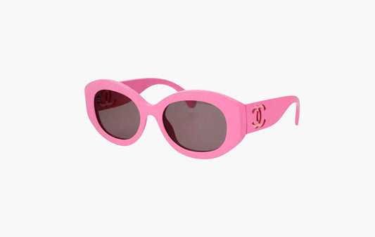 Oval Sunglasses "Pink"