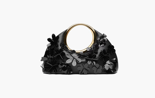 The Small Embroidered Calino "Black"