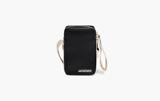 The Vertical Cuerda Grosgrain Cross-Bode Bag "Black"