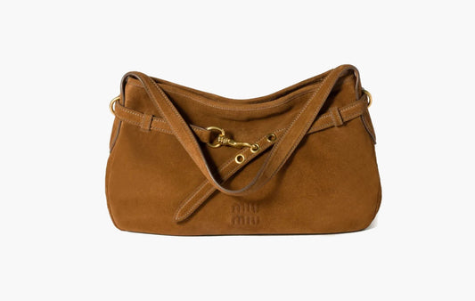 Aventure Suede Bag "Oak"