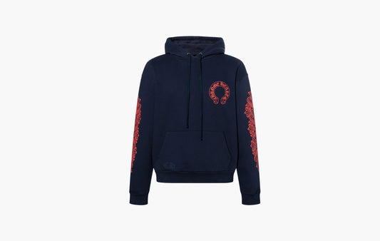 Exclusive Horseshoe Hoodie "Navy Red"