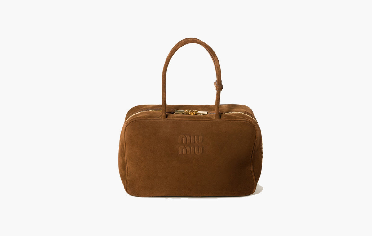 Suede Beau Bag "Cocoa Brown"