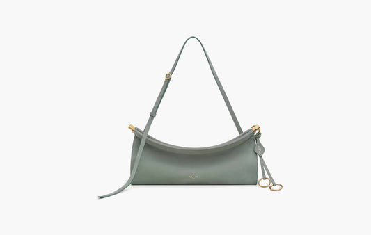 Medium East West Bag Le Click "Sage Green"