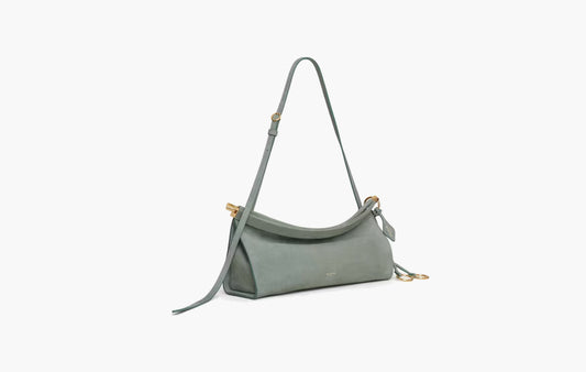 Medium East West Bag Le Click "Sage Green"