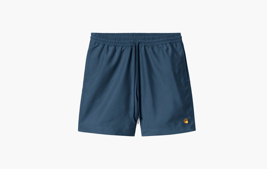 Chase Blue Swimming Shorts Dusky "Blue/Gold"