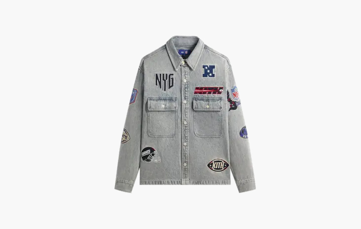 For The NFL New York Giants Denim Henson Shirt "Cameron Wash"