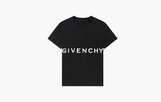 Oversized Logo Embroidered T-shirt "Black"