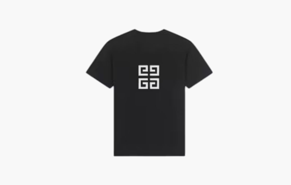 Oversized Logo Embroidered T-shirt "Black"