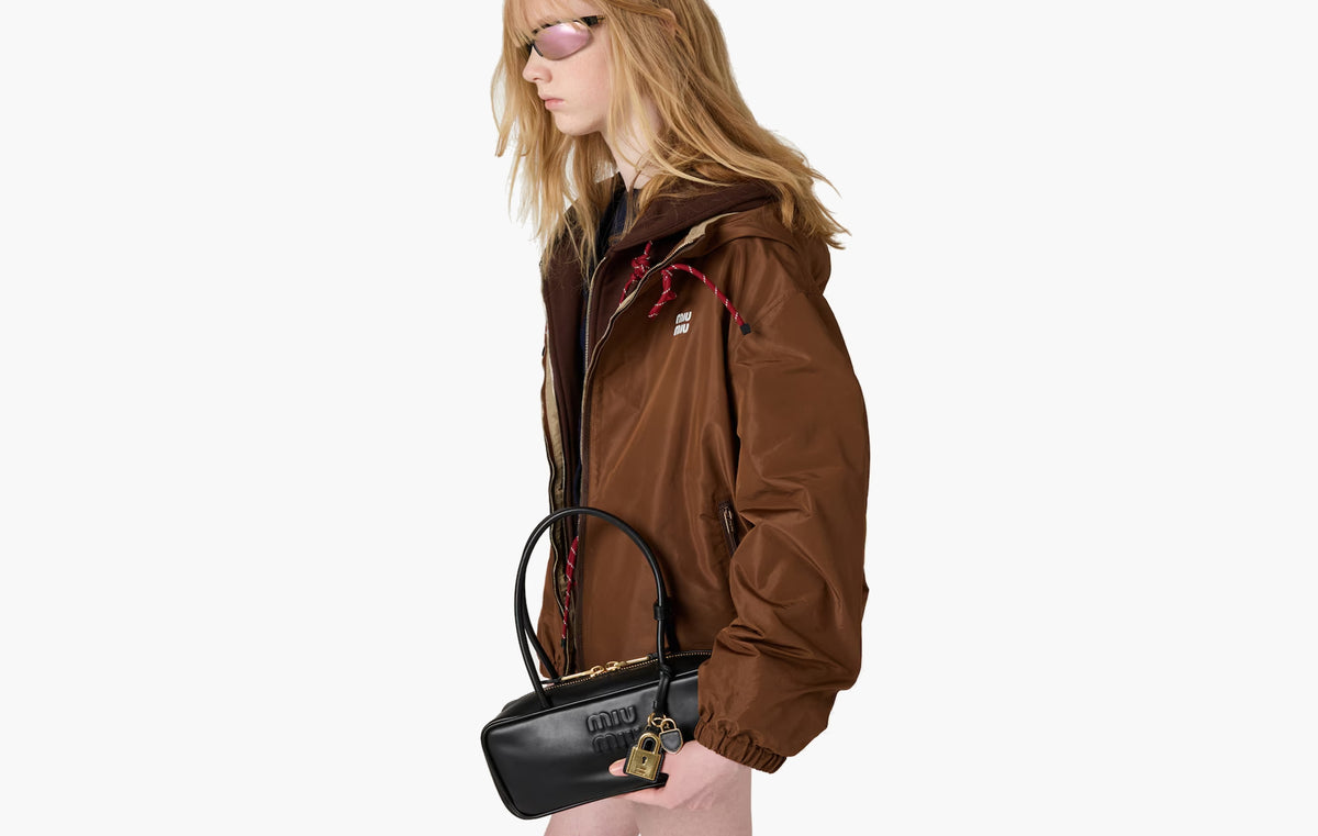 Leather Beau Bag Small "Black"