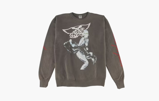 Saint Mxxxxxx x Hajime Sorayama Sweatshirt "Faded Black"