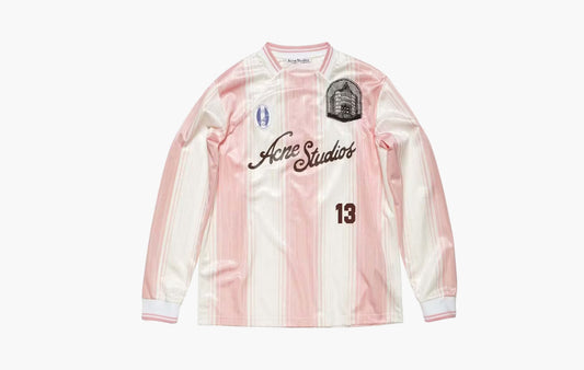 Logo Long Sleeve Jersey "Pink/White"