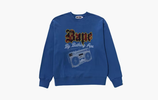 BAPE Boombox Crewneck "Blue"