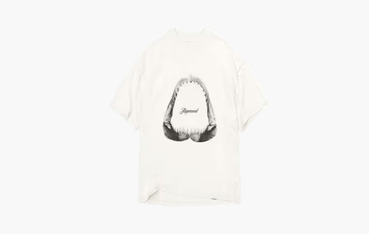 Shark Jaws T-shirt "Flat White"