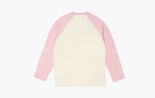Raglan Longsleeve "White/Pink"