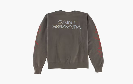 Saint Mxxxxxx x Hajime Sorayama Sweatshirt "Faded Black"