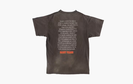 Saint Mxxxxxx x Denim Tears Purplelp T-Shirt "Vintage Black"
