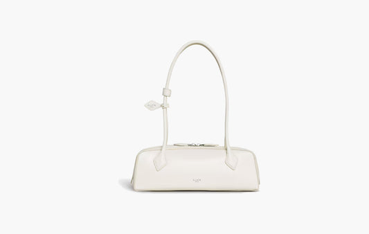 Le Dachshund Bag Medium Goatskin "Ivory White"