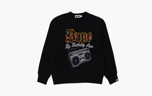 BAPE Boombox Crewneck "Black"