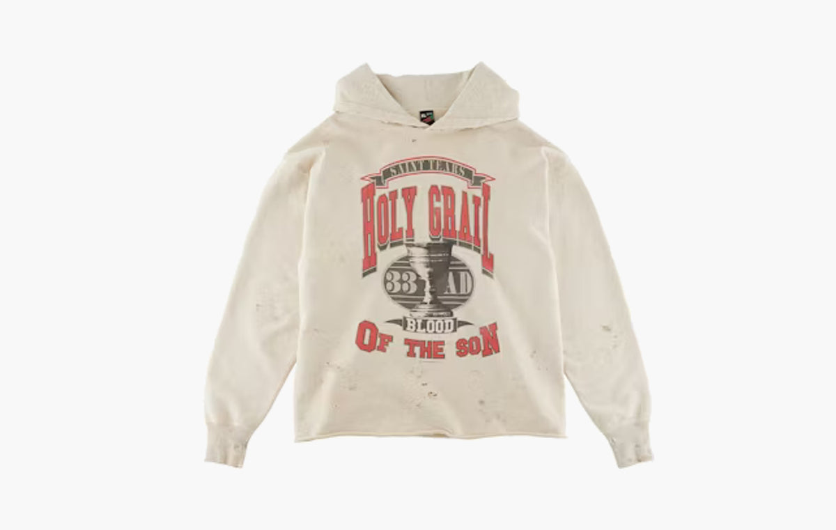Saint Mxxxxxx x Denim Tears Holy Grail Hoodie "Vintage Grey"