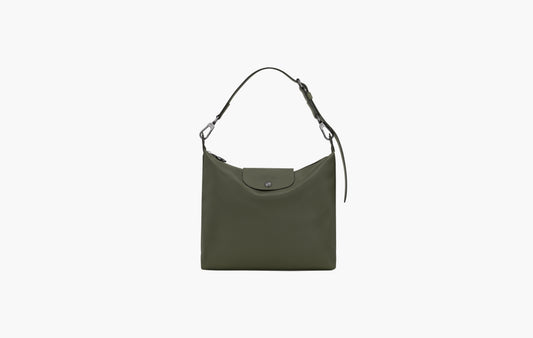 Le Pliage Xtra M Hobo Bag Leather "Fir"