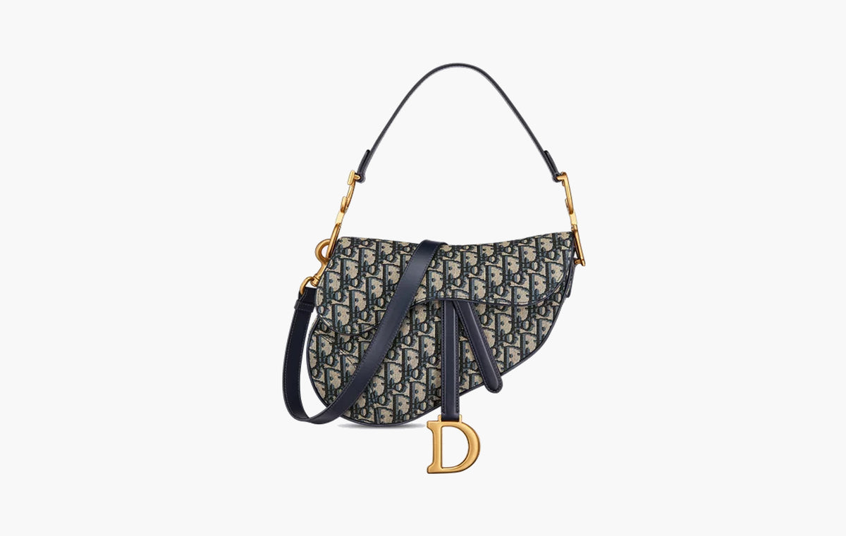 Saddle Bag With Strap "Blue"